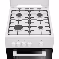 Beko FSG522DWC four et cuisinière Gaz Noir, Blanc - Vue supplémentaire 4