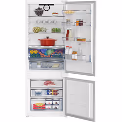 Beko BCNE400E40SN réfrigérateur-congélateur Intégré 370 L E Blanc