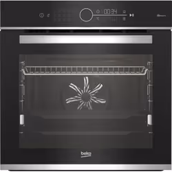 Beko BBIM13400XPSW, Moyenne, 72 L, 72 L, A pyrolyse, Intégré, Noir, Acier inoxydable