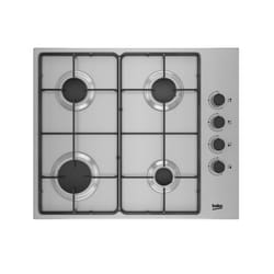 Beko HIGG 64103 SX plaque Acier inoxydable Intégré 60 cm Gaz 4 zone(s)