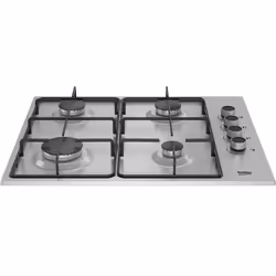 Beko HIGG 64103 SXN plaque Acier inoxydable Intégré 58 cm Gaz 4 zone(s)