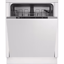 Beko BDIN14320, Entièrement intégré, Taille maximum (60 cm), Tactile, Panier, 13 couverts, 49 dB