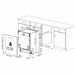 Beko BDIN38521Q Entièrement intégré 15 couverts E