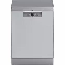 Beko BDFN26521XQ, Pose libre, Taille maximum (60 cm), Acier inoxydable, Acier inoxydable, LED, 2 Nombre de paniers