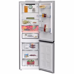 Beko B5RCNE365LXB réfrigérateur-congélateur Pose libre 316 L D Métallique - Vue supplémentaire 4