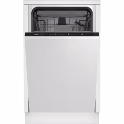 Beko b300 BDIS161E0Q, Entièrement intégré, Compact (45 cm), Noir, Tactile, LED, 3 Nombre de paniers