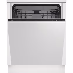 Beko BDIN285D0B, Entièrement intégré, Taille maximum (60 cm), Noir, Tactile, LCD, Panier