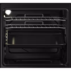 Beko PF335325DX four et cuisinière Gaz Noir, Acier inoxydable A