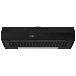 Beko HNS61212XH hotte Intégré Noir 295 m³/h D