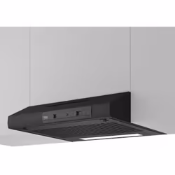 Beko HNS61212XH hotte Intégré Noir 295 m³/h D