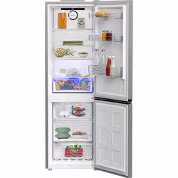 Beko B3RCNE364HXB réfrigérateur-congélateur Pose libre E Gris - Vue supplémentaire 5