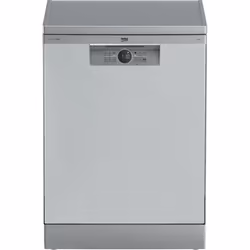 Beko BDFN26640XC, Pose libre, Taille maximum (60 cm), Acier inoxydable, LED, Tiroir, 16 couverts
