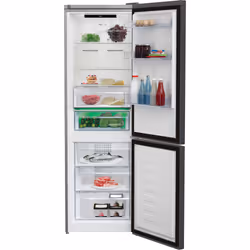 Beko RCNE366E70ZXBRN réfrigérateur-congélateur Pose libre 323 L B Acier inoxydable