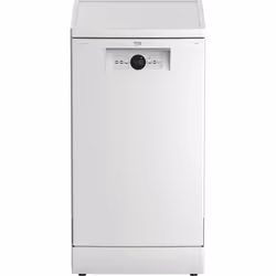 Beko BDFS26020WQ, Pose libre, Compact (45 cm), Blanc, Blanc, Boutons, LED