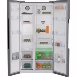 Beko GN1603140XBN frigo américain Pose libre 580 L E Acier inoxydable