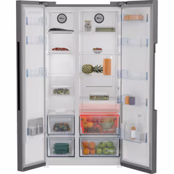 Beko GN1603140XBN frigo américain Pose libre 580 L E Acier inoxydable - Vue supplémentaire 4