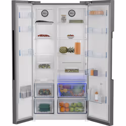 Beko GN1603140XBN frigo américain Pose libre 580 L E Acier inoxydable - Vue supplémentaire 5