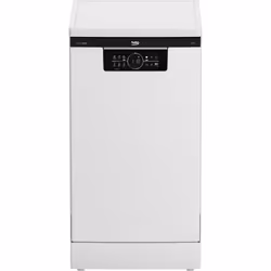 Beko BDFS26120WQ, Pose libre, Compact (45 cm), Blanc, LED, Tiroir, 11 couverts