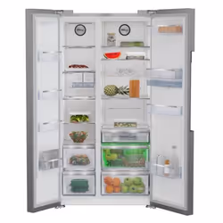 Beko GN163241DXBN frigo américain Pose libre 576 L E Acier inoxydable