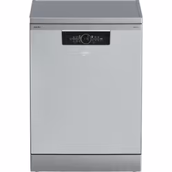 Beko BDFN36640XA, Pose libre, Taille maximum (60 cm), Acier inoxydable, Noir, Tactile, LED