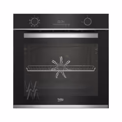 Beko BBIE13301XFP, Moyenne, Four électrique, 66 L, 3400 W, A pyrolyse + vapeur, Intégré