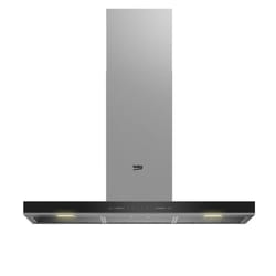 Beko BHCB96641BBHS hotte Montée au mur Noir 430 m³/h A