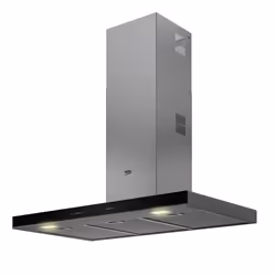 Beko BHCB96641BBHS hotte Montée au mur Noir 430 m³/h A