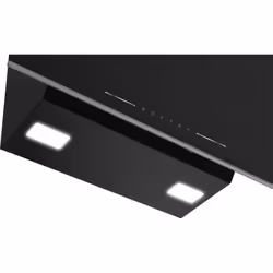 Beko BHCA66641BFBHS hotte Montée au mur Noir 720 m³/h A