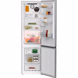Beko B5RCNE405HXB réfrigérateur-congélateur Pose libre 355 L D Métallique - Vue supplémentaire 4