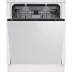 Beko BDIN39641A, Entièrement intégré, Taille maximum (60 cm), Noir, Tactile, LED, 2 Nombre de paniers