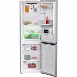 Beko B3RCNE364HDS réfrigérateur-congélateur Pose libre 316 L E Argent - Vue supplémentaire 3