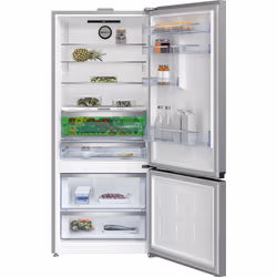 Beko B7RCNE595ZXPW frigo combine Pose libre 551 L D Acier inoxydable