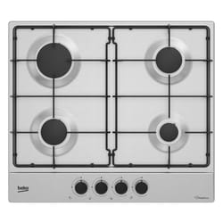 Beko HIAG64223SXE plaque Acier inoxydable Intégré 60 cm Gaz 4 zone(s)