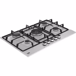 Beko HIAW75223SXE plaque Acier inoxydable Intégré 75 cm Gaz 5 zone(s)