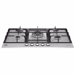 Beko HIAW75225SXE Acier inoxydable Intégré 75 cm Gaz 5 zone(s)
