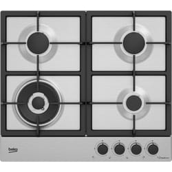 Beko HIAW64225SXE Acier inoxydable Intégré 58 cm Gaz 4 zone(s)