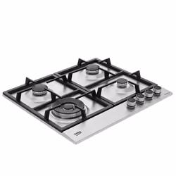 Beko HIAW64225SXE Acier inoxydable Intégré 58 cm Gaz 4 zone(s)