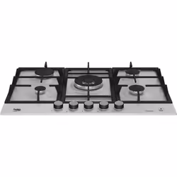 Beko HIAW75226SXE Acier inoxydable Intégré 75 cm Gaz 5 zone(s)