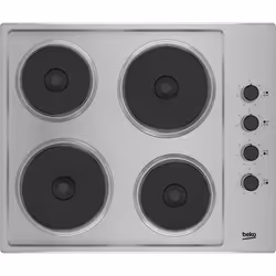 Beko HIGE64100X, Acier inoxydable, Intégré, 61 cm, Plaque scellée, 4 zone(s), 4 zone(s)