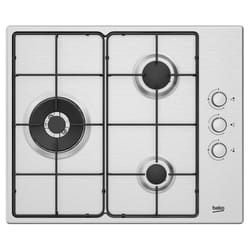 Beko HIGG 63125 SCX plaque Acier inoxydable Intégré 61 cm Gaz 3 zone(s)