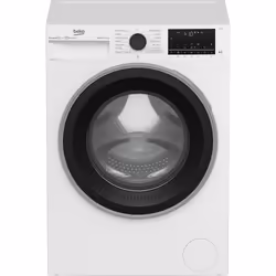 Beko B3WFT58415W, Charge avant, 8 kg, B, 72 dB, 1400 tr/min, A