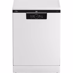 Beko BDFN26530W, Pose libre, Taille maximum (60 cm), Blanc, Noir, LCD, Tiroir