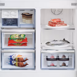 Beko GN1416240XBRN frigo américain Pose libre 572 L E Charbon