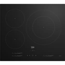 Beko HII 63720 UT plaque Noir Intégré 60 cm Plaque avec zone à induction 3 zone(s)