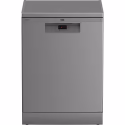 Beko b300 BDFN16430S, Pose libre, Taille maximum (60 cm), Argent, LED, Acier inoxydable, 14 couverts