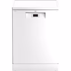 Beko b300 BDFN15D431W, Pose libre, Taille maximum (60 cm), Blanc, LED, Acier inoxydable, 14 couverts
