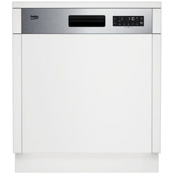 Lave-vaisselle semi-encastrable BEKO BDSN28530X - 15 couverts - L60cm - 45 db - tiroir à couverts
