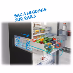 Beko BCSA285K4SFN réfrigérateur-congélateur Intégré 271 L E Blanc - Vue supplémentaire 4