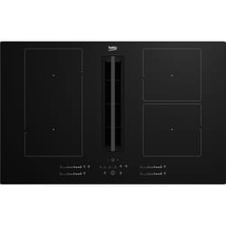 Beko HIXI84700UF Noir Intégré Hotte intégrée 80 cm Plaque avec zone à induction 4 zone(s)