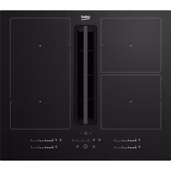 Beko HIXI 64700 UF, Noir, Intégré, 60 cm, Plaque avec zone à induction, Verre, 4 zone(s)